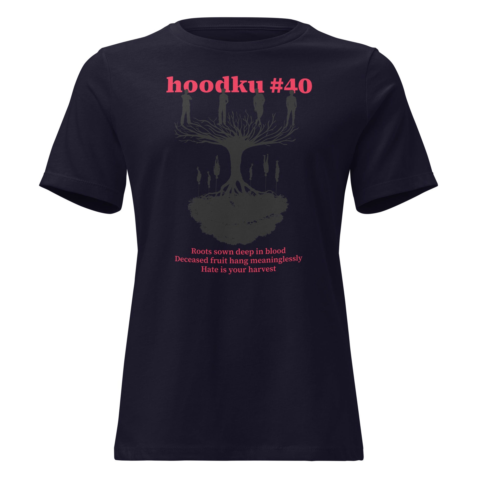 hoodku 40 Women's Relaxed T-Shirt - Stark Reality Intellectual Apparel
