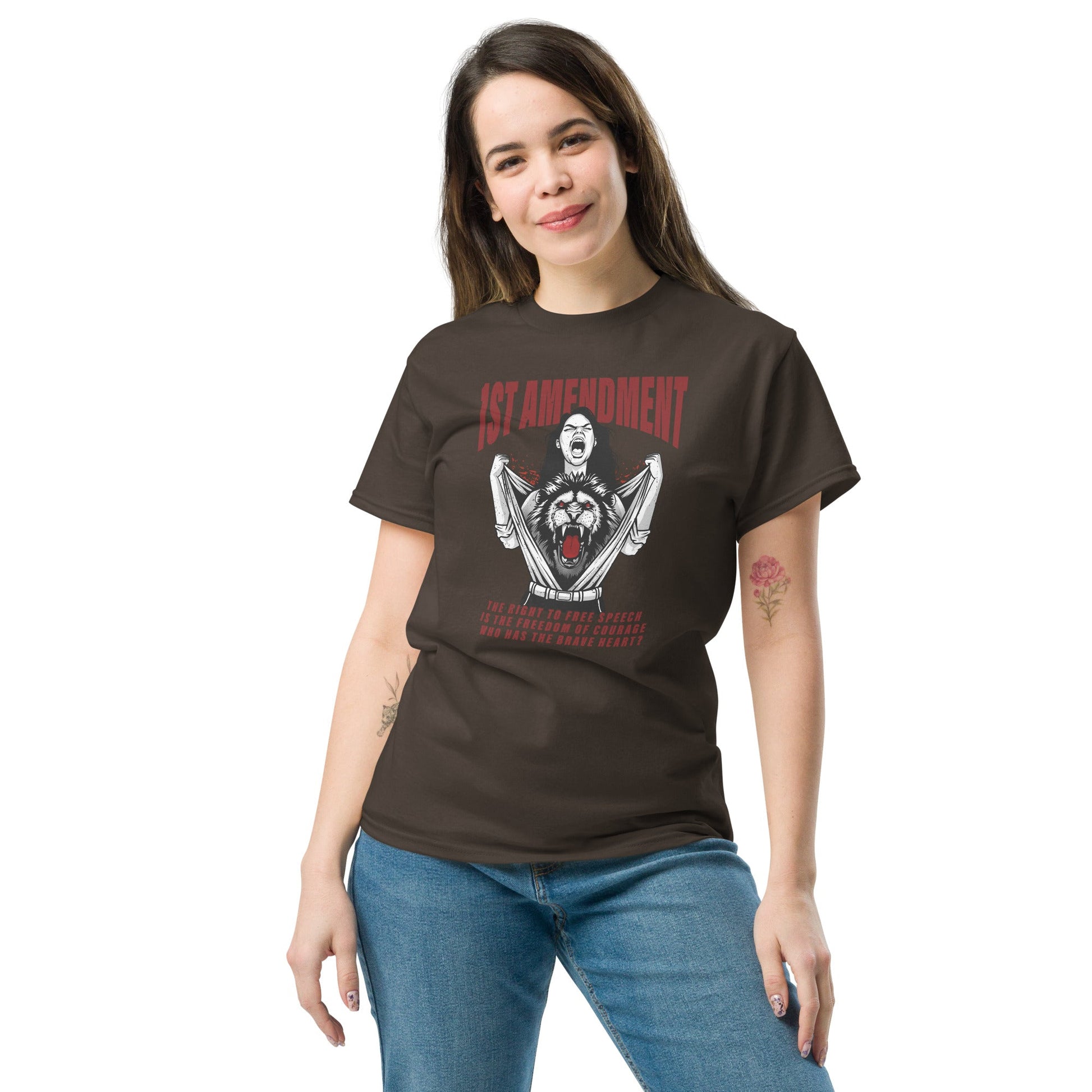 1st Amendment Unisex classic tee - Stark Reality Intellectual Apparel