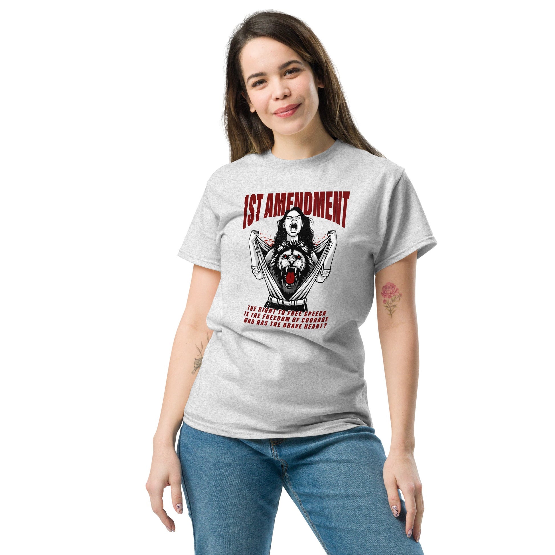 1st Amendment Unisex classic tee - Stark Reality Intellectual Apparel