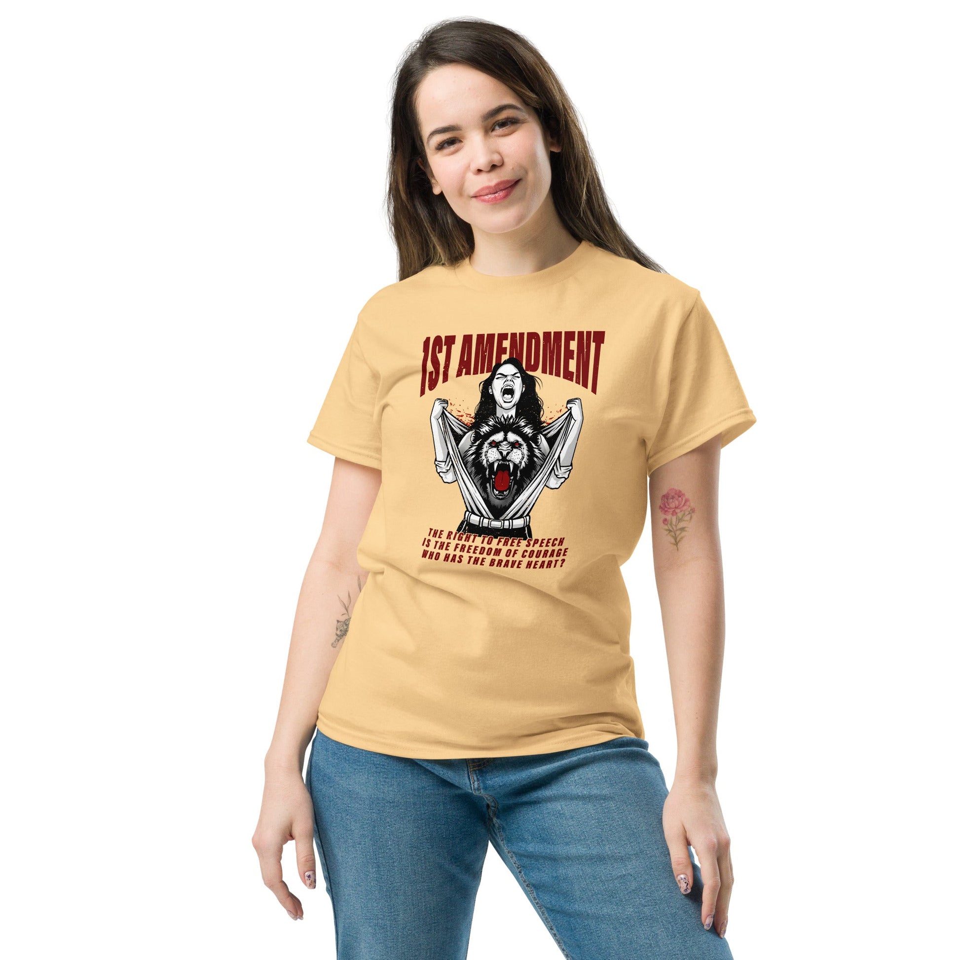 1st Amendment Unisex classic tee - Stark Reality Intellectual Apparel