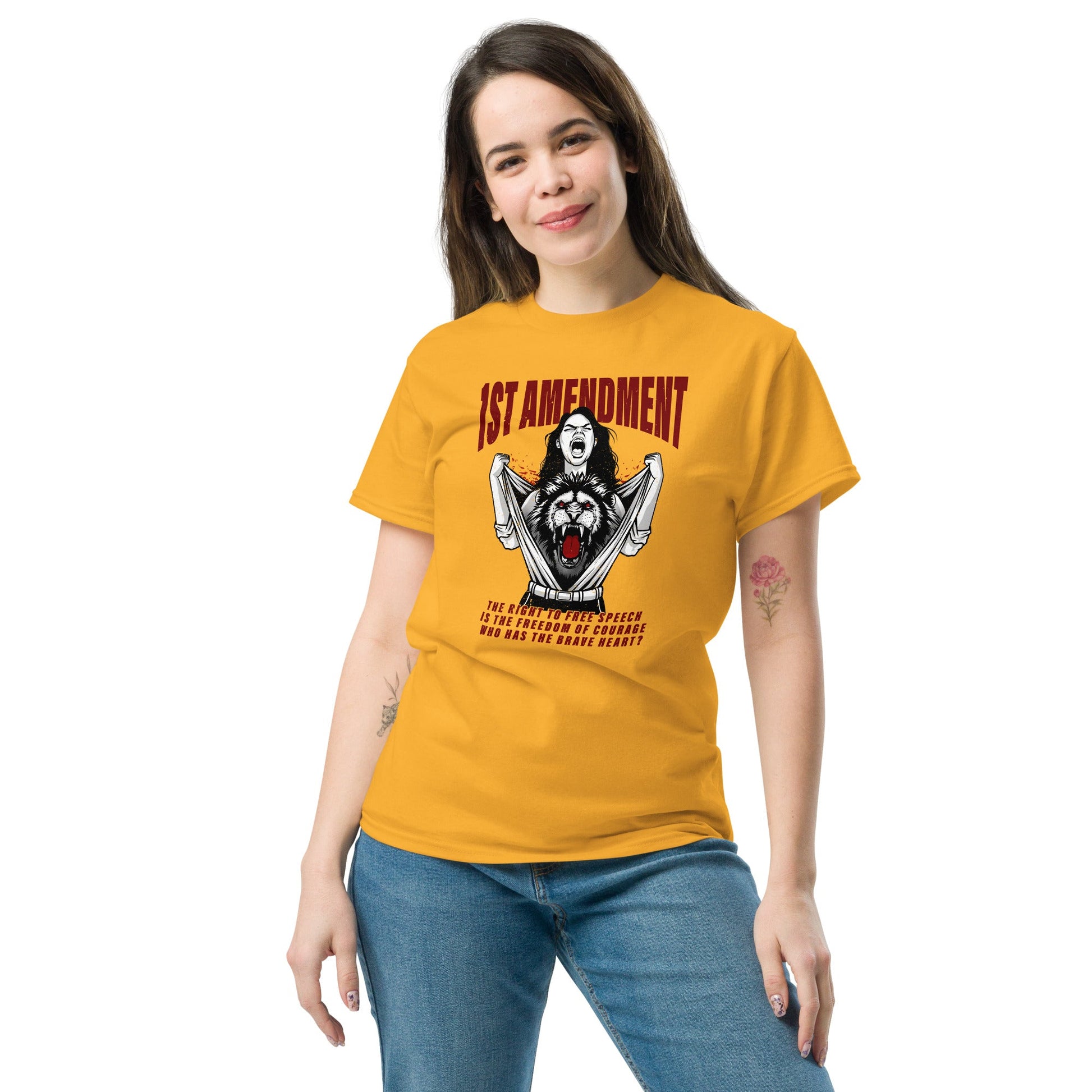 1st Amendment Unisex classic tee - Stark Reality Intellectual Apparel