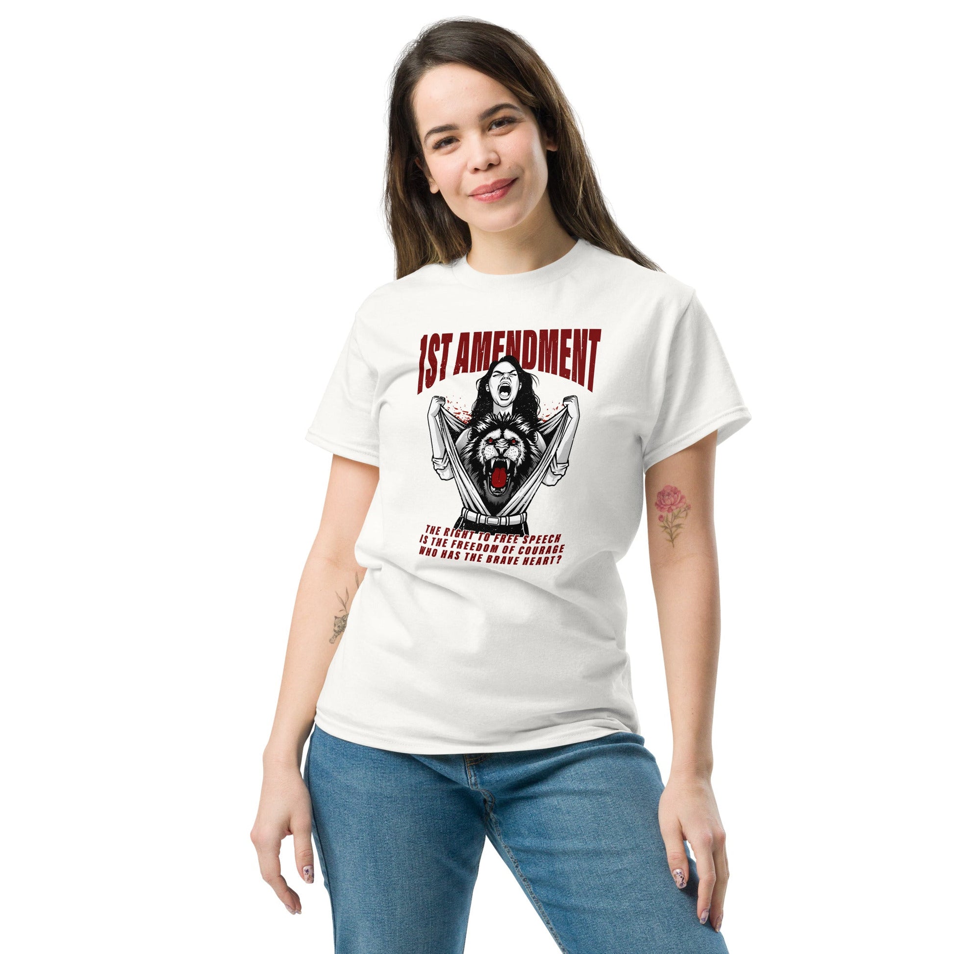 1st Amendment Unisex classic tee - Stark Reality Intellectual Apparel