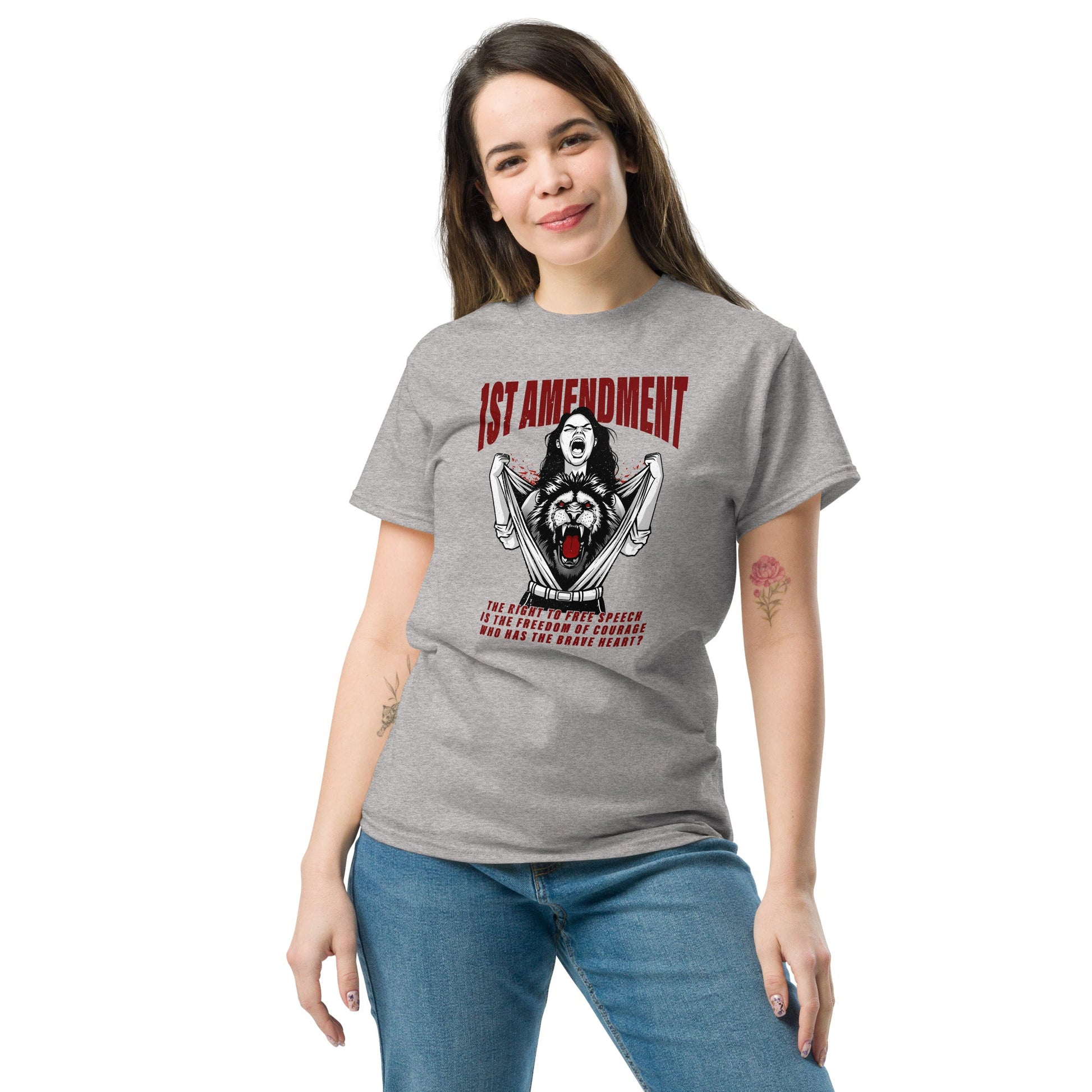 1st Amendment Unisex classic tee - Stark Reality Intellectual Apparel