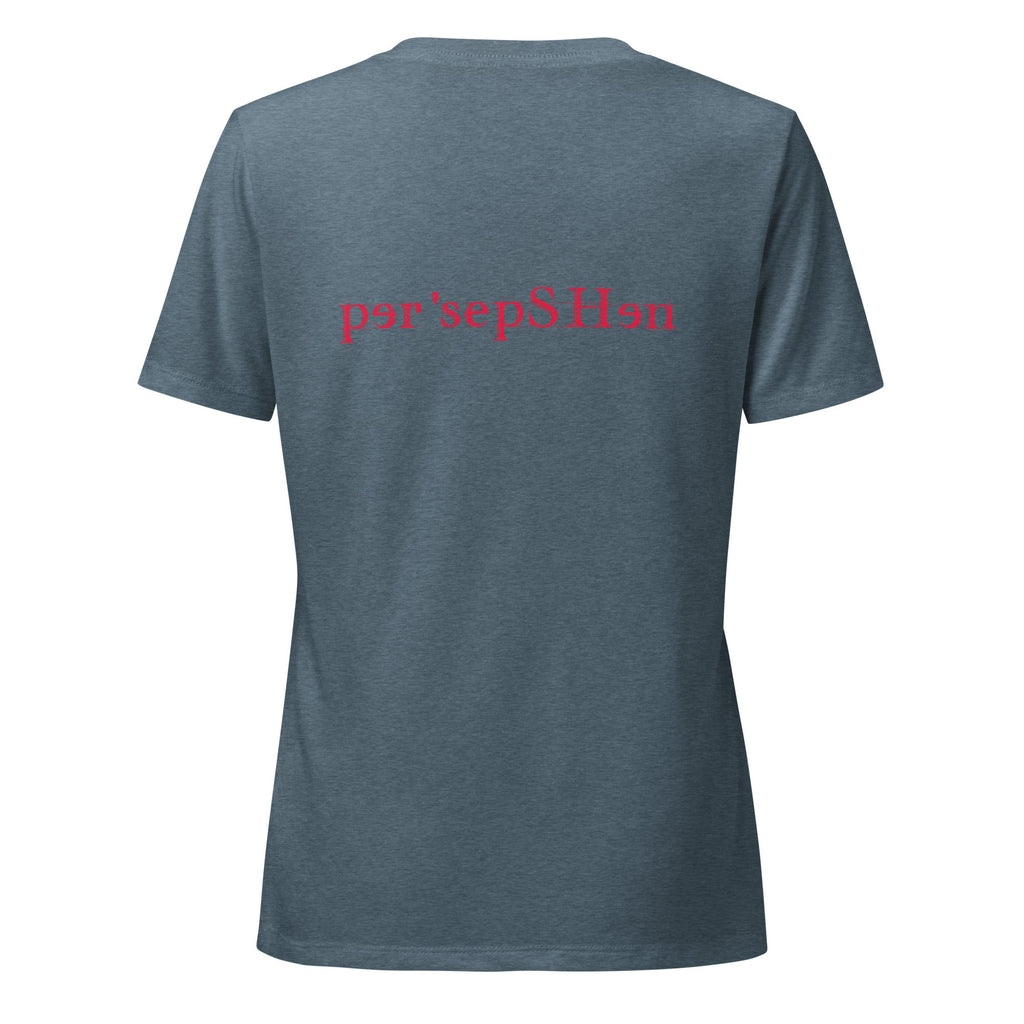 hoodku 06 Women’s relaxed v - neck t-shirt - Stark Reality Intellectual Apparel