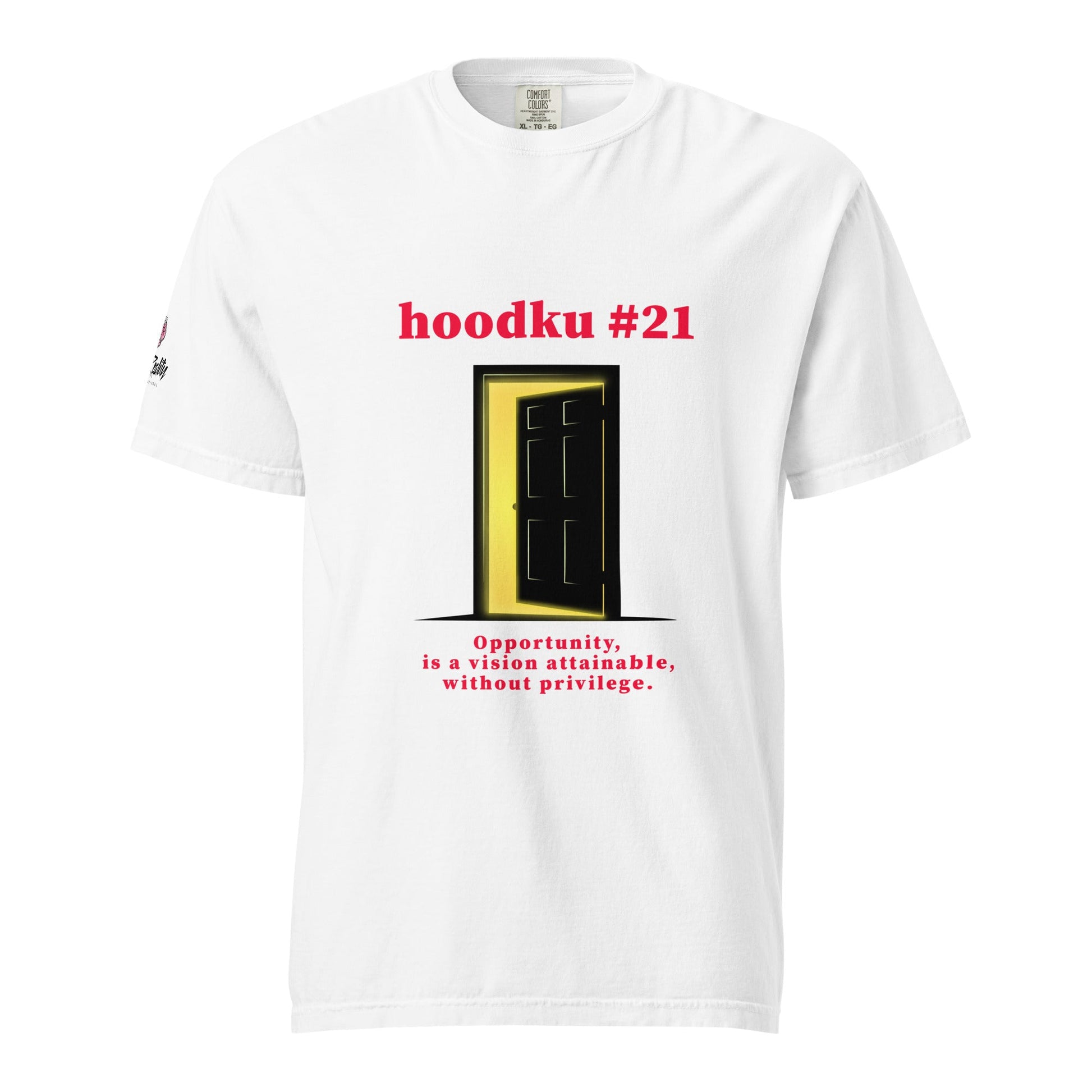 hoodku 21 Men's garment - dyed heavyweight t-shirt - Stark Reality Intellectual Apparel
