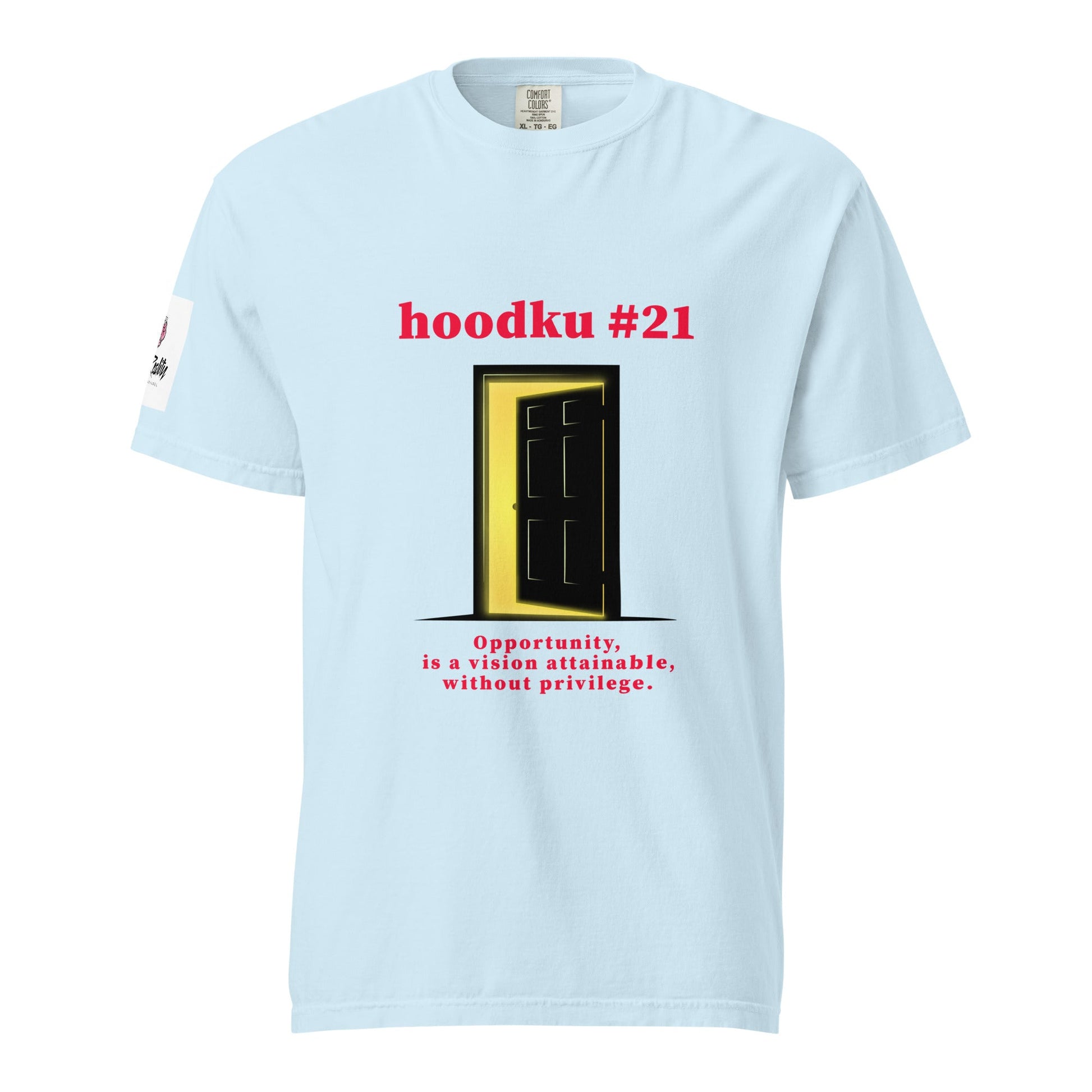 hoodku 21 Men's garment - dyed heavyweight t-shirt - Stark Reality Intellectual Apparel