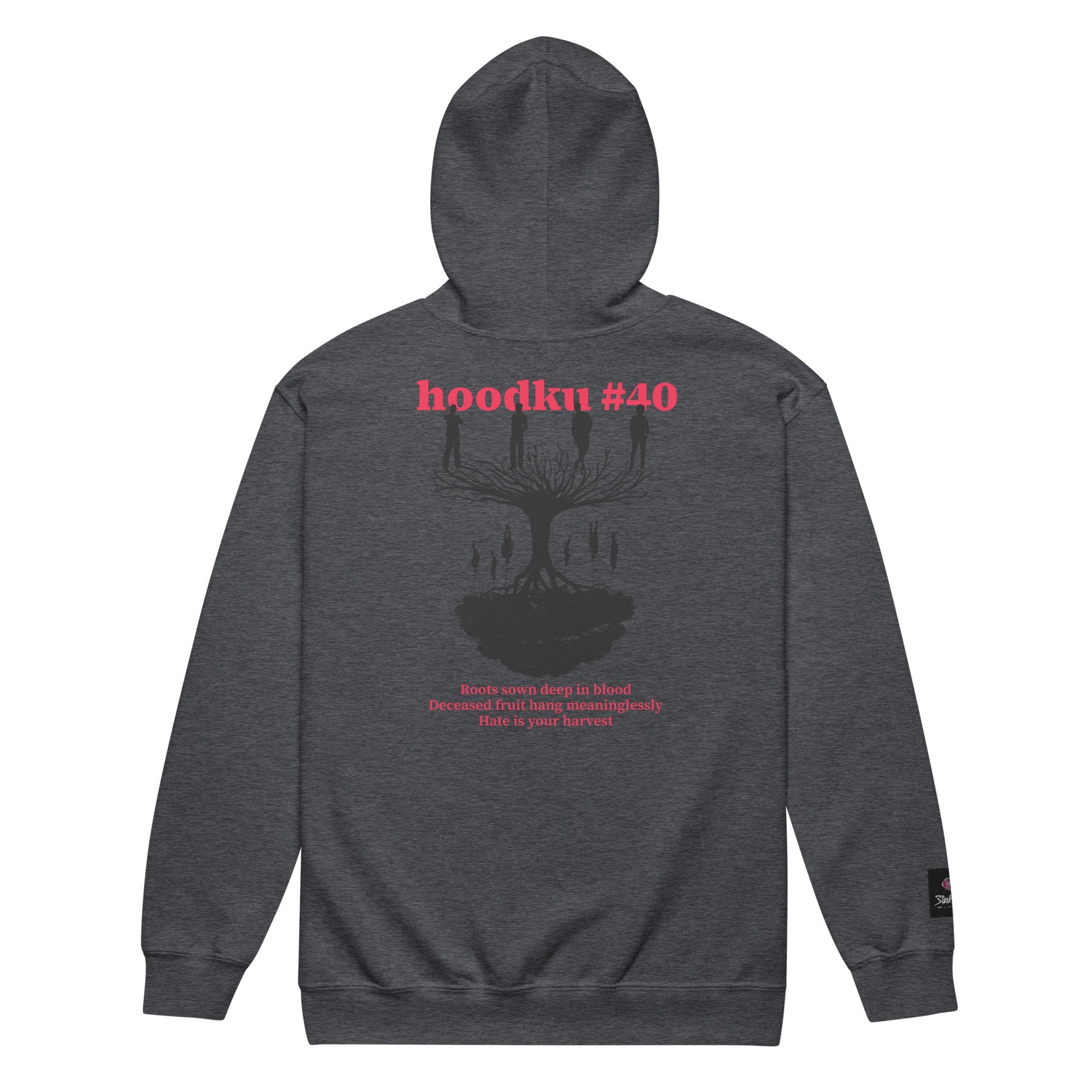 hoodku 40 heavy blend zip hoodie - Stark Reality Intellectual Apparel