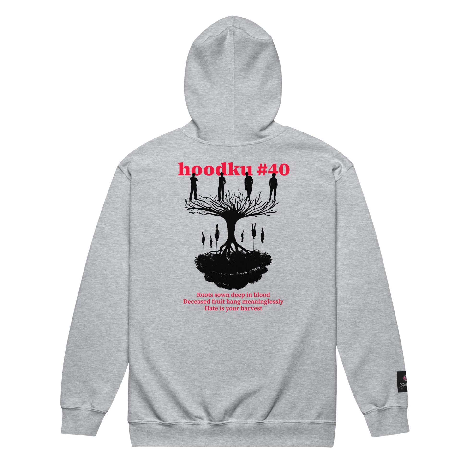 hoodku 40 heavy blend zip hoodie - Stark Reality Intellectual Apparel