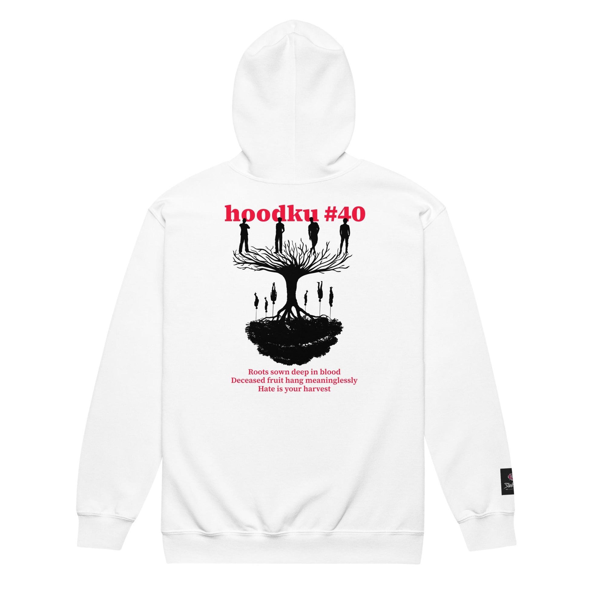 hoodku 40 heavy blend zip hoodie - Stark Reality Intellectual Apparel
