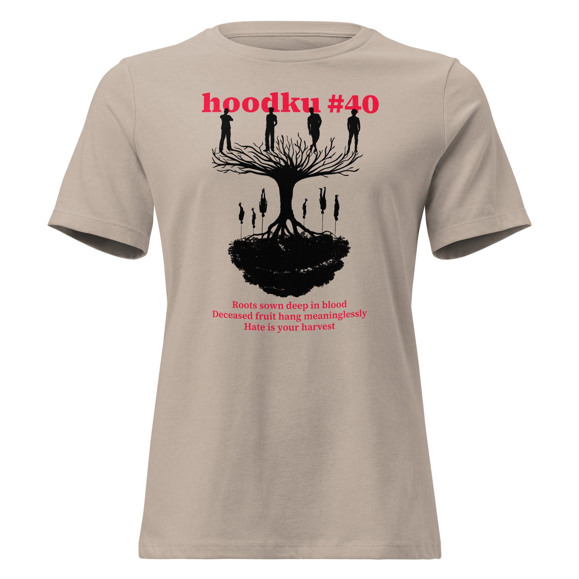 hoodku 40 Women's Relaxed T-Shirt - Stark Reality Intellectual Apparel