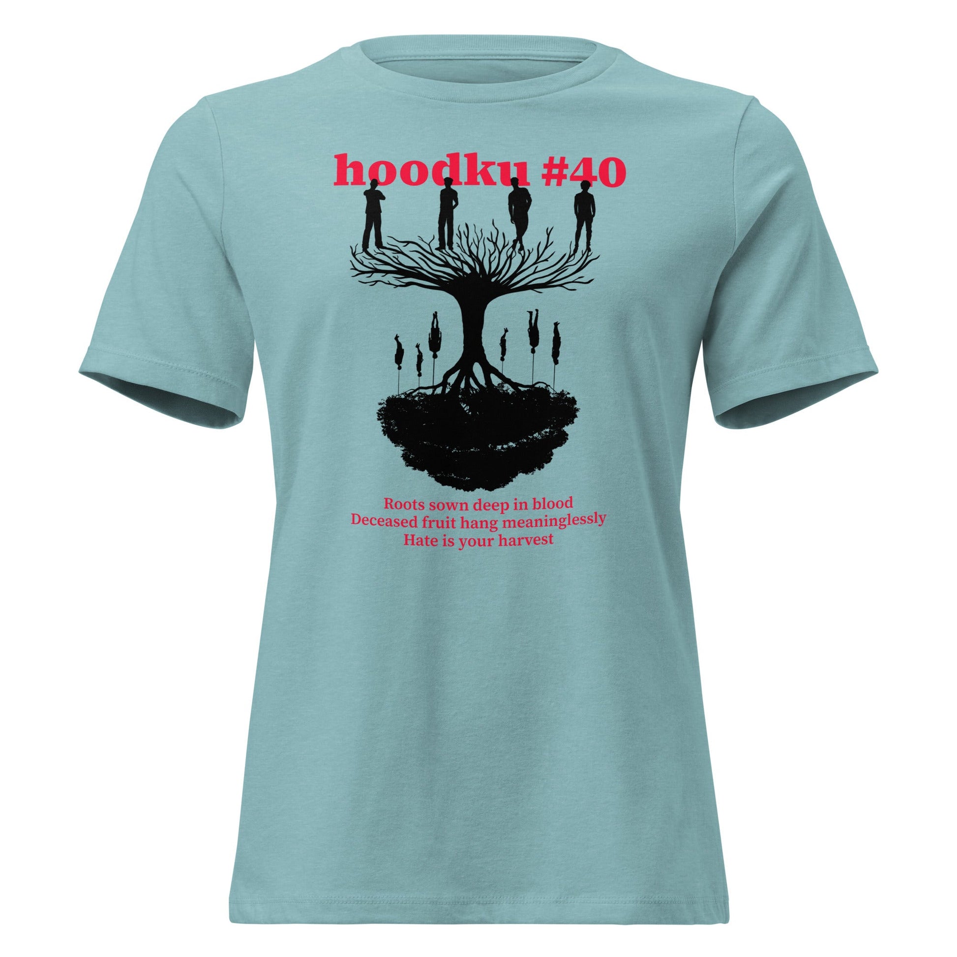 hoodku 40 Women's Relaxed T-Shirt - Stark Reality Intellectual Apparel