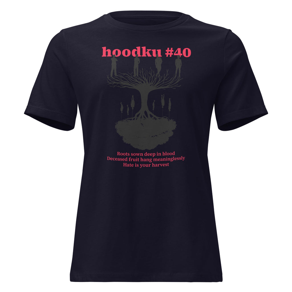 hoodku 40 Women's Relaxed T-Shirt - Stark Reality Intellectual Apparel