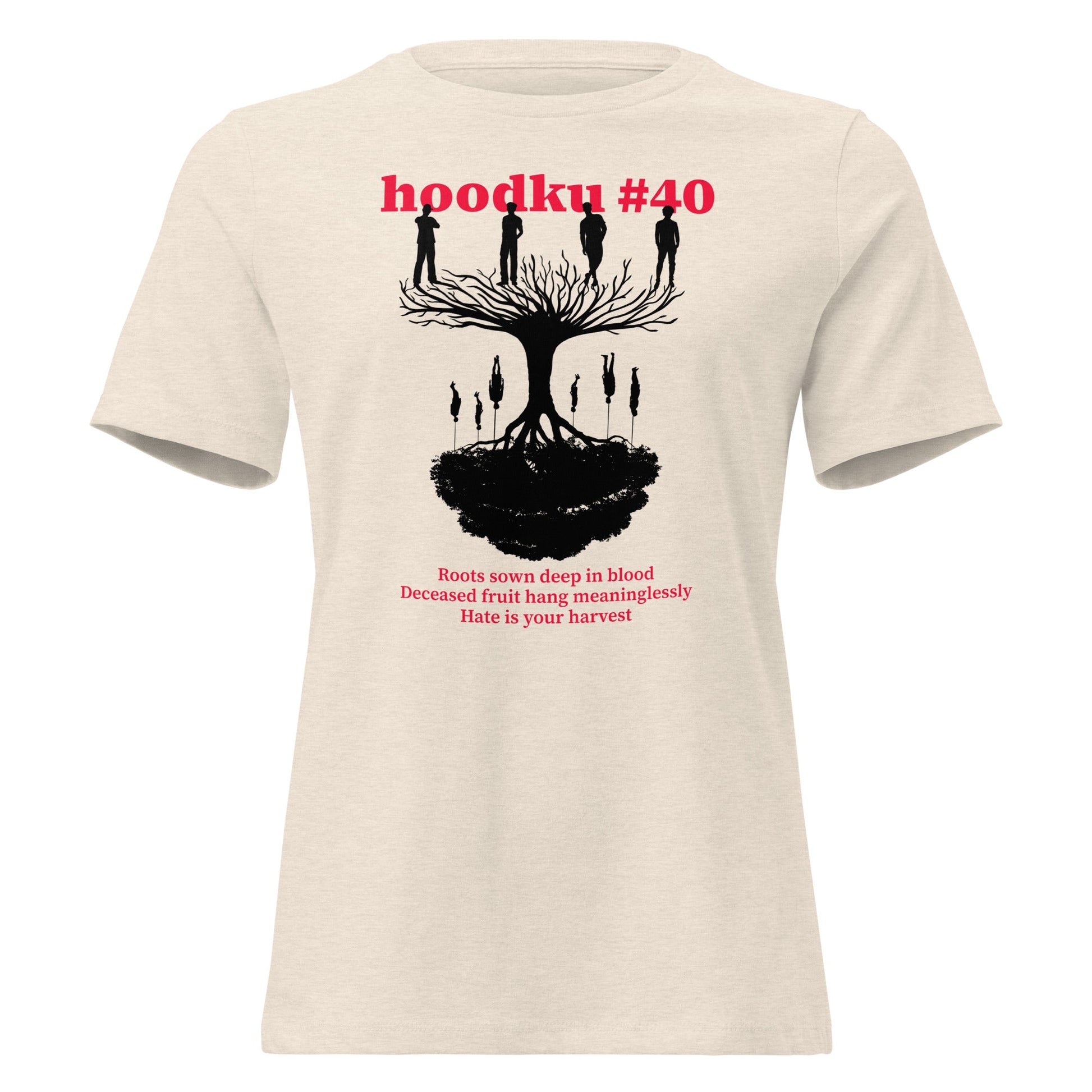 hoodku 40 Women's Relaxed T-Shirt - Stark Reality Intellectual Apparel