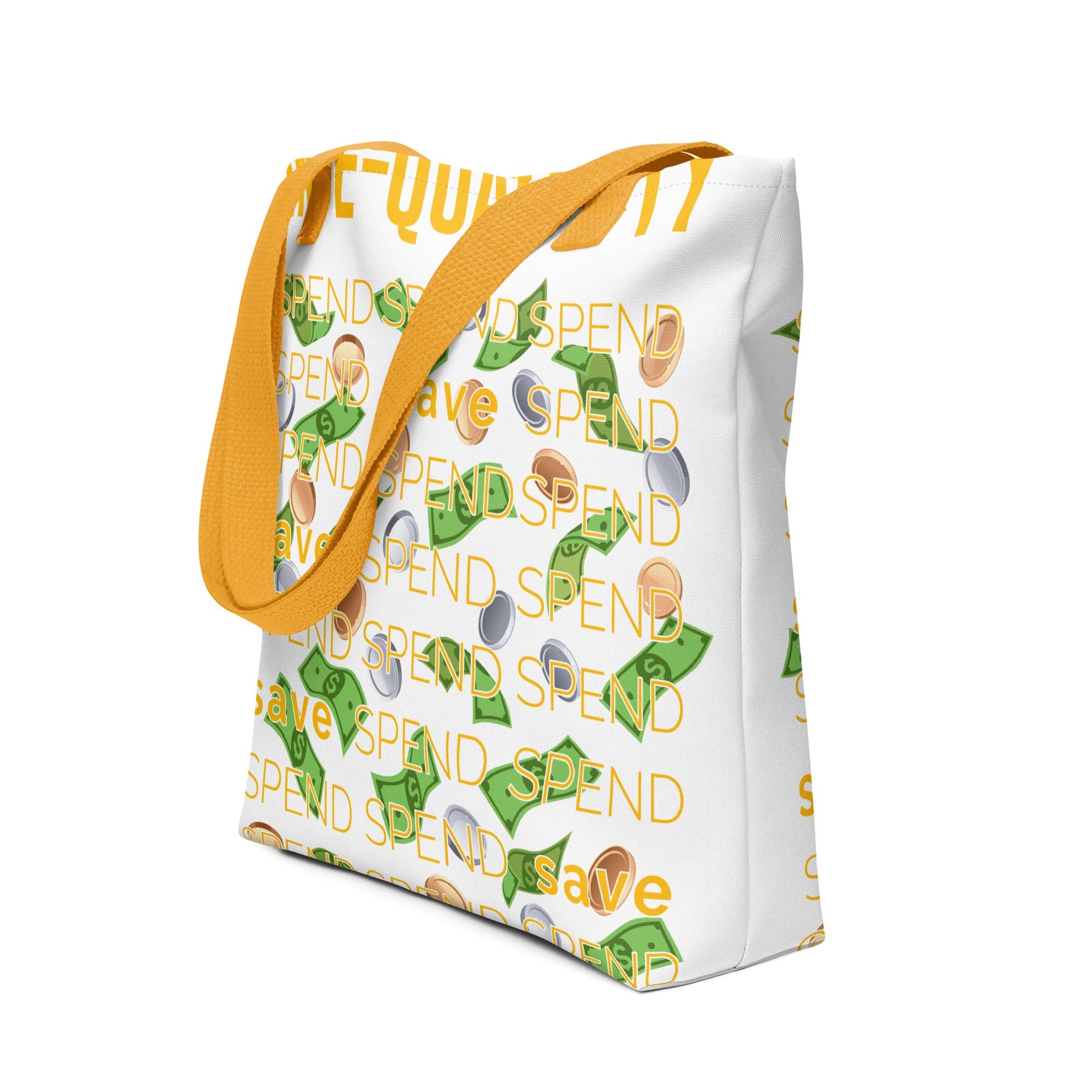 In - e - qual - i - ty Tote Bag - Stark Reality Intellectual Apparel