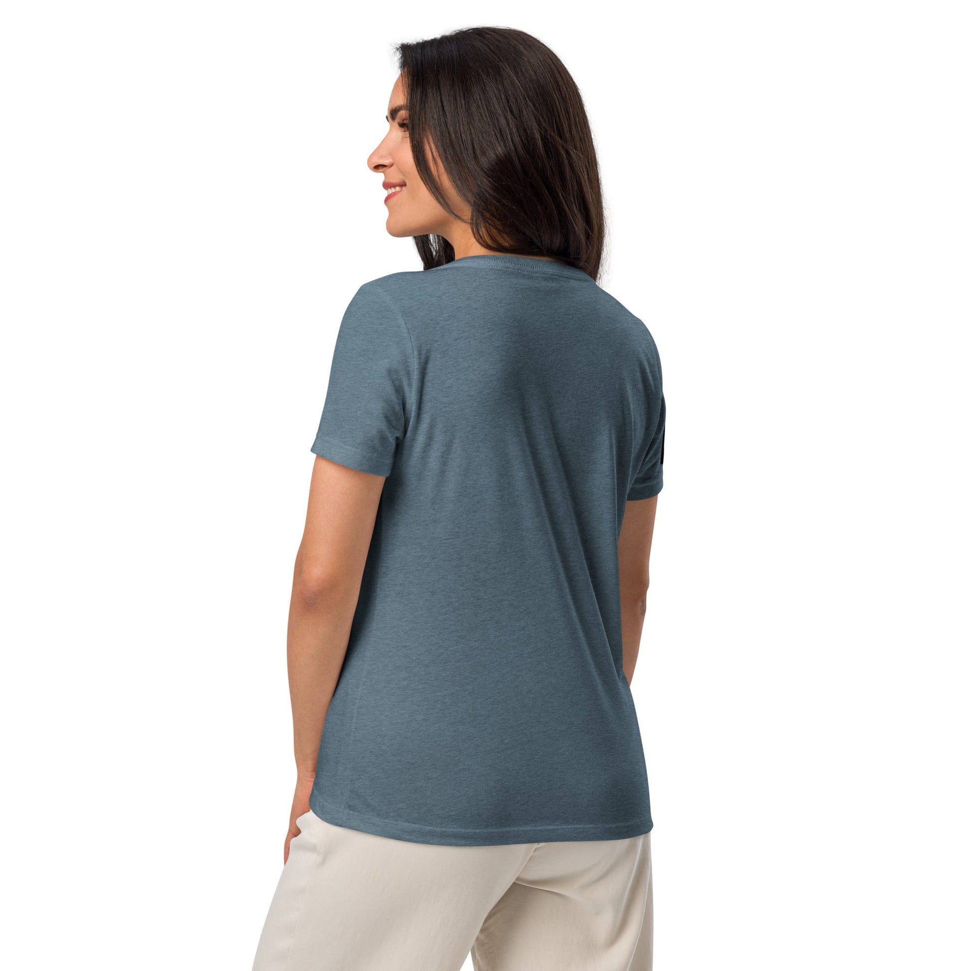 Ninety - Nine Percentile Women’s relaxed V - neck t-shirt - Stark Reality Intellectual Apparel