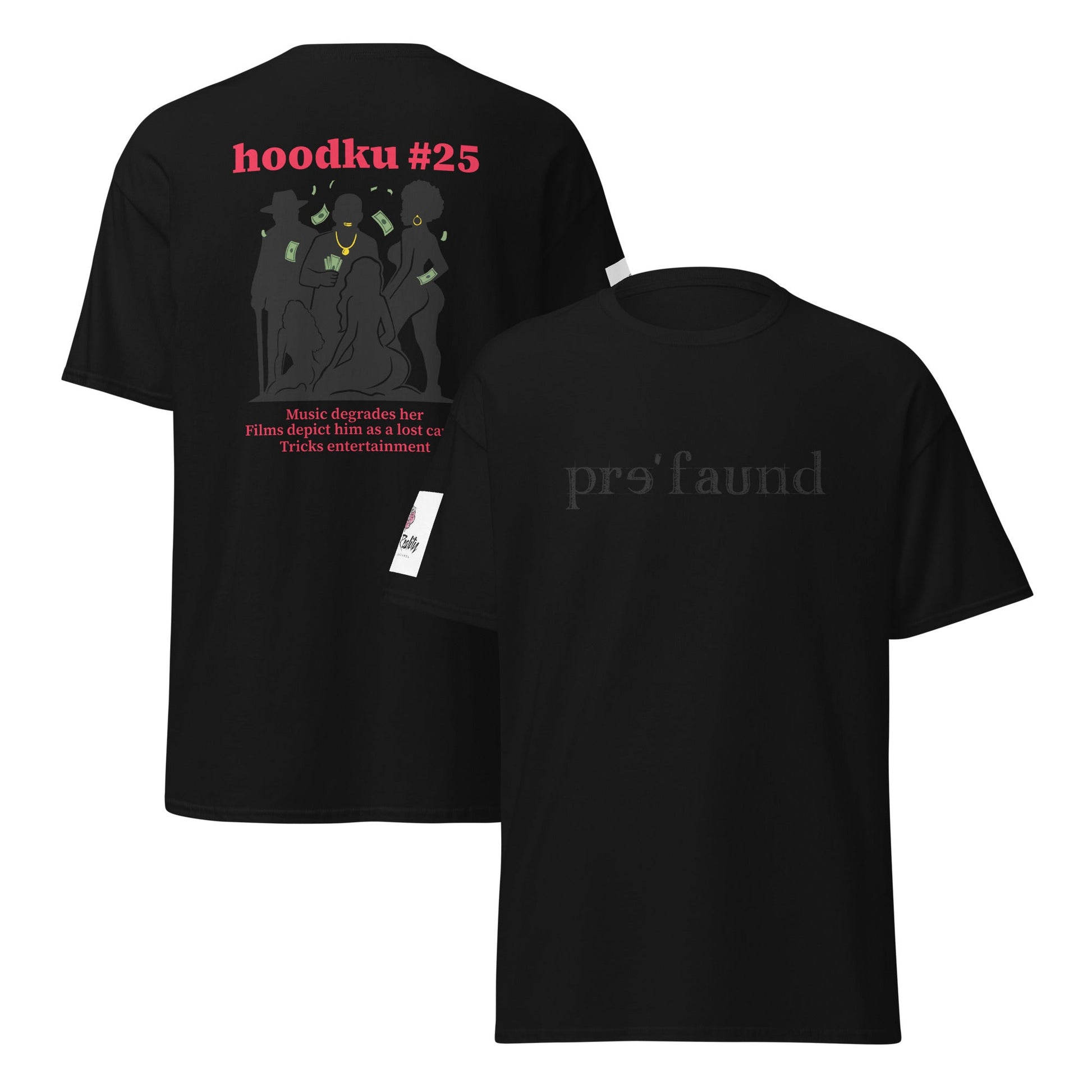 pre'faund/hoodku 25 Special Edition Women's classic tee - Stark Reality Intellectual Apparel