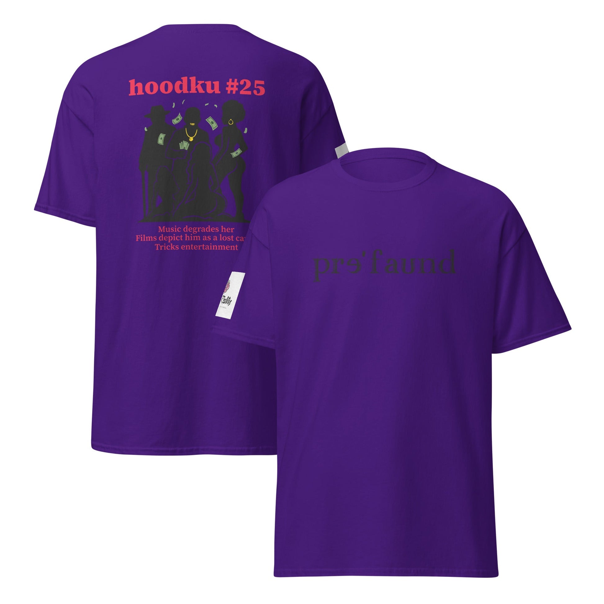 pre'faund/hoodku 25 Special Edition Women's classic tee - Stark Reality Intellectual Apparel