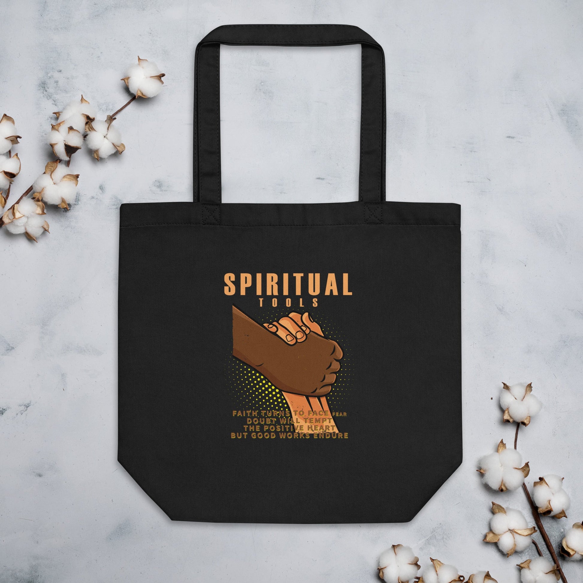 Spiritual Tools Eco Tote Bag - Stark Reality Intellectual Apparel