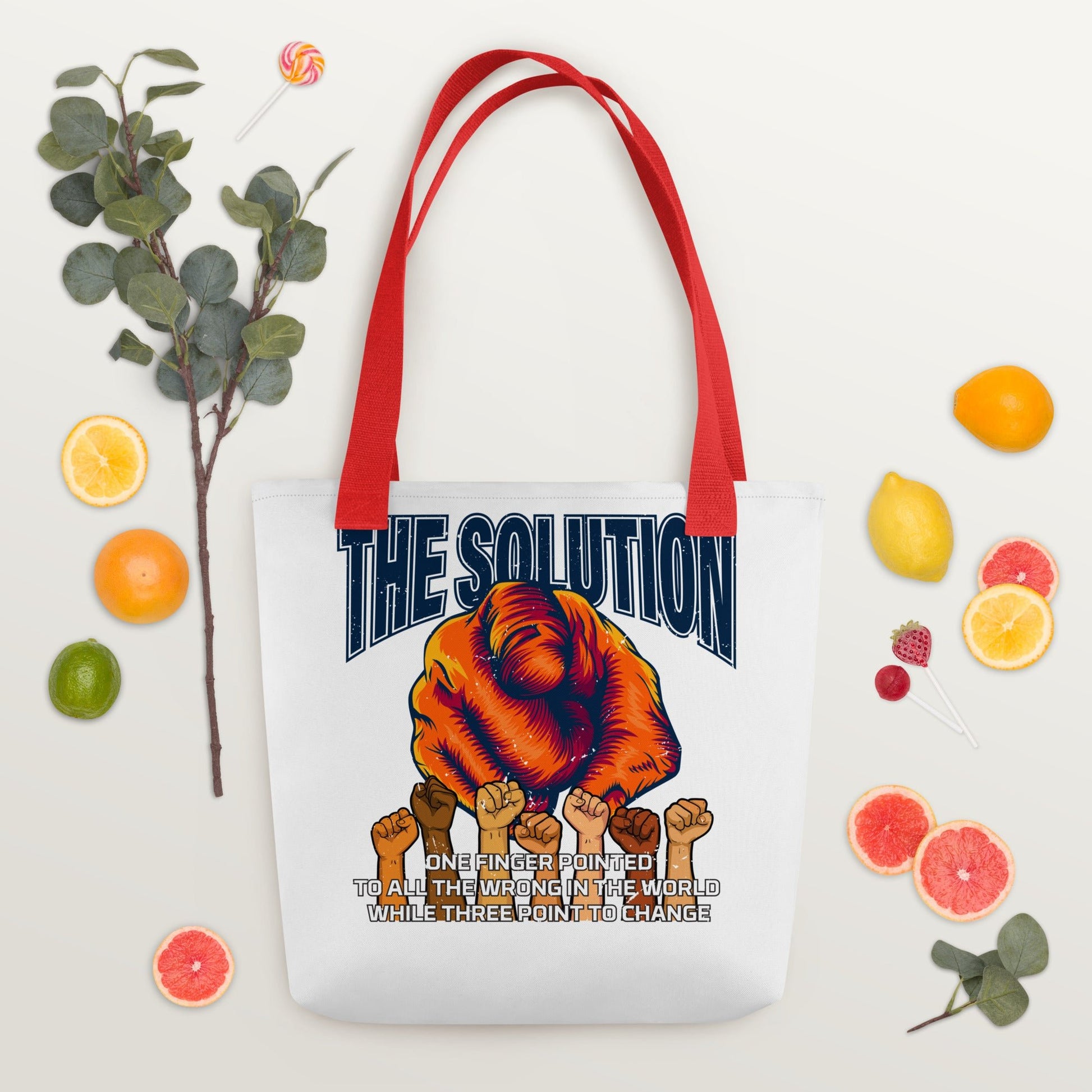 The Solution Tote Bag - Stark Reality Intellectual Apparel
