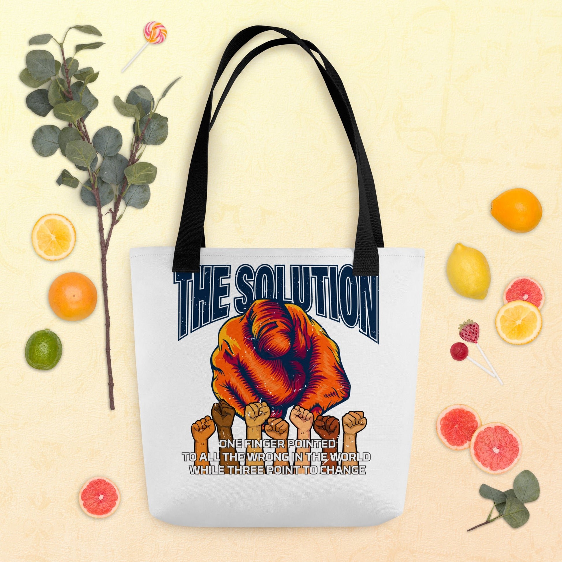 The Solution Tote Bag - Stark Reality Intellectual Apparel