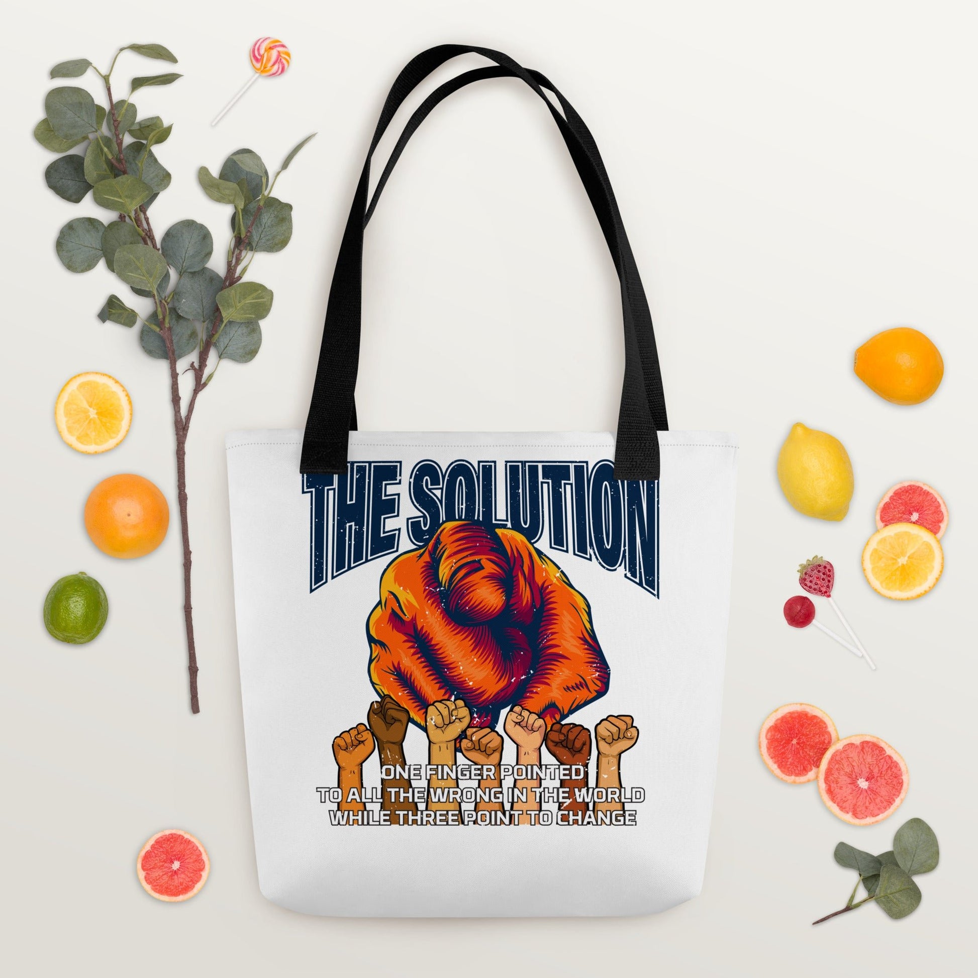 The Solution Tote Bag - Stark Reality Intellectual Apparel