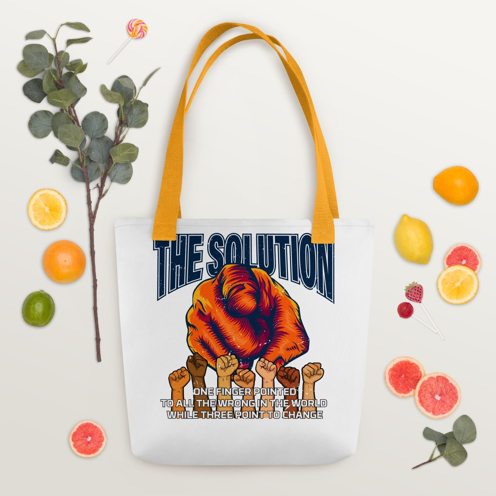 The Solution Tote Bag - Stark Reality Intellectual Apparel